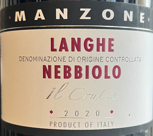 Manzone 'Il Crutin' - Langhe Nebbiolo