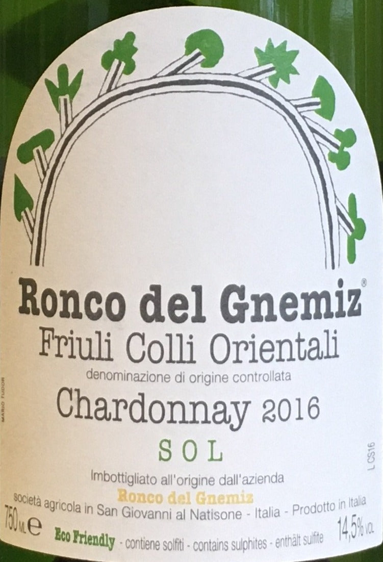 Ronco del Gnemiz 'Sol' - Chardonnay