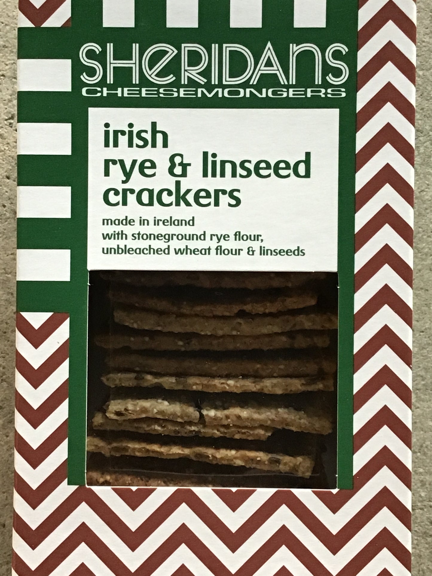 Irish Rye and Linseed Crackers