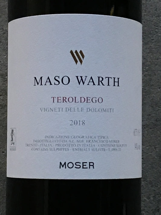 Moser 'Maso Warth' - Teroldego - Trentino-Alto Adige