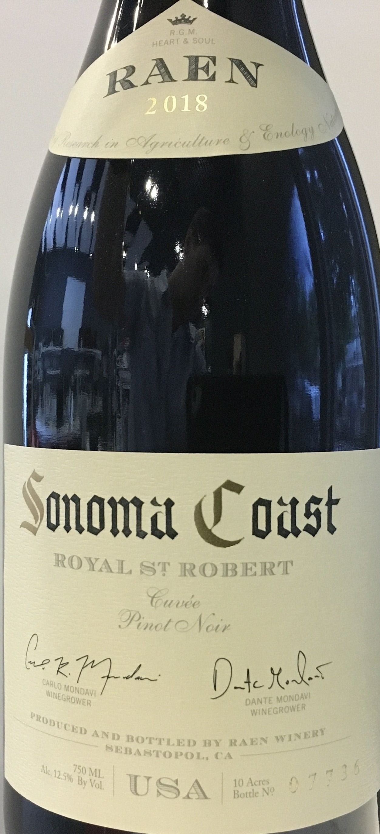 Raen 'Royal St Robert' - Somona Coast Pinot Noir