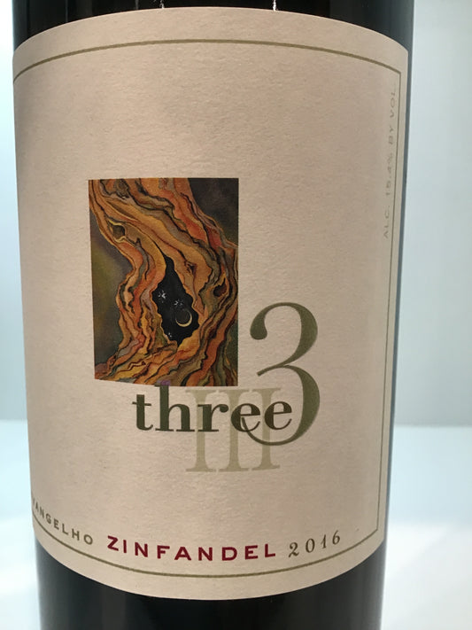 Three 'Evangelho Vineyard' - Zinfandel - Contra Costa County