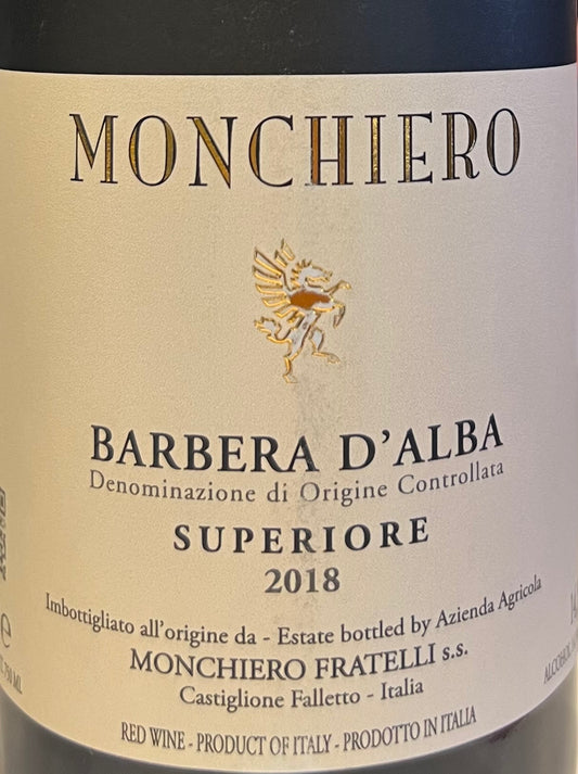 Monchiero - Barbera d'Alba Superiore