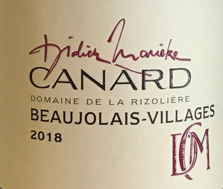 Domaine de la Rizoliere 'Canard' - Beaujolais-Villages