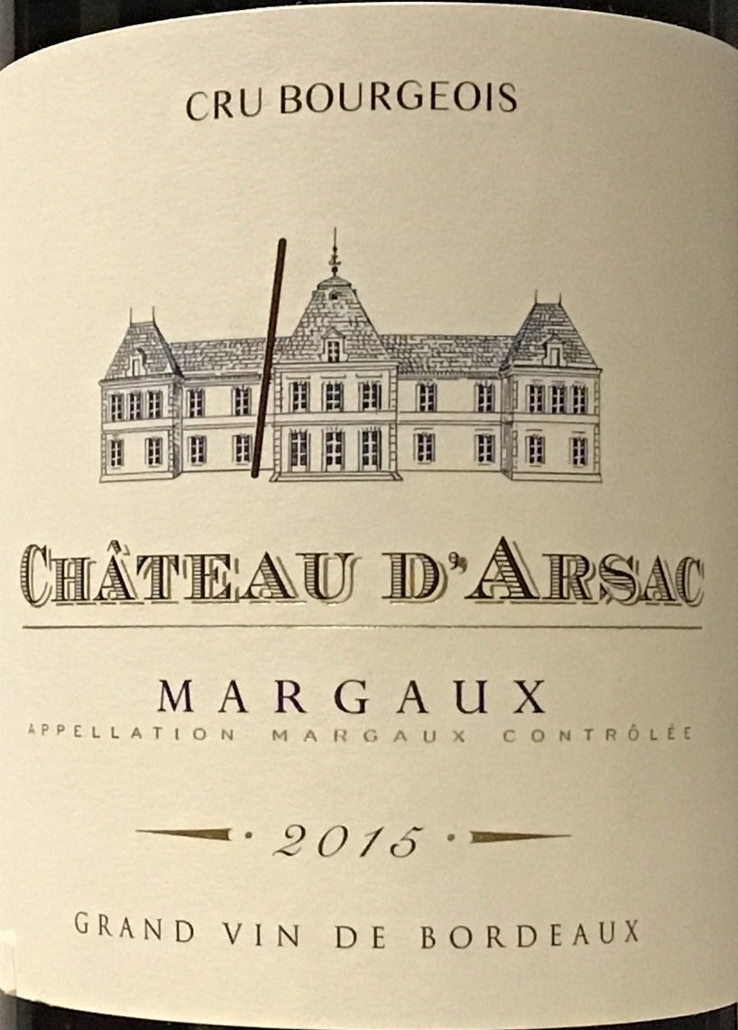 Chateau d'Arsac - Margaux - 2015