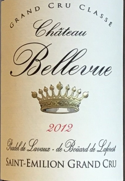 Chateau Bellevue - St. Emilion Grand Cru Classe - 2012