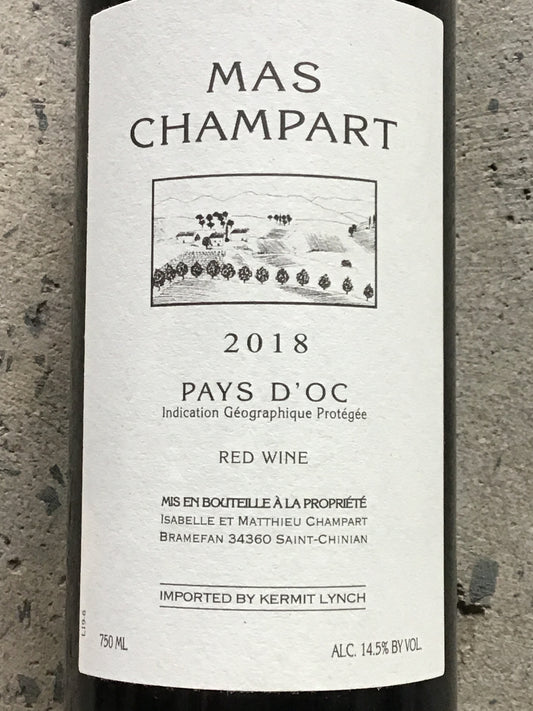 Mas Champart - Cabernet Franc/Syrah - Pays d'Oc