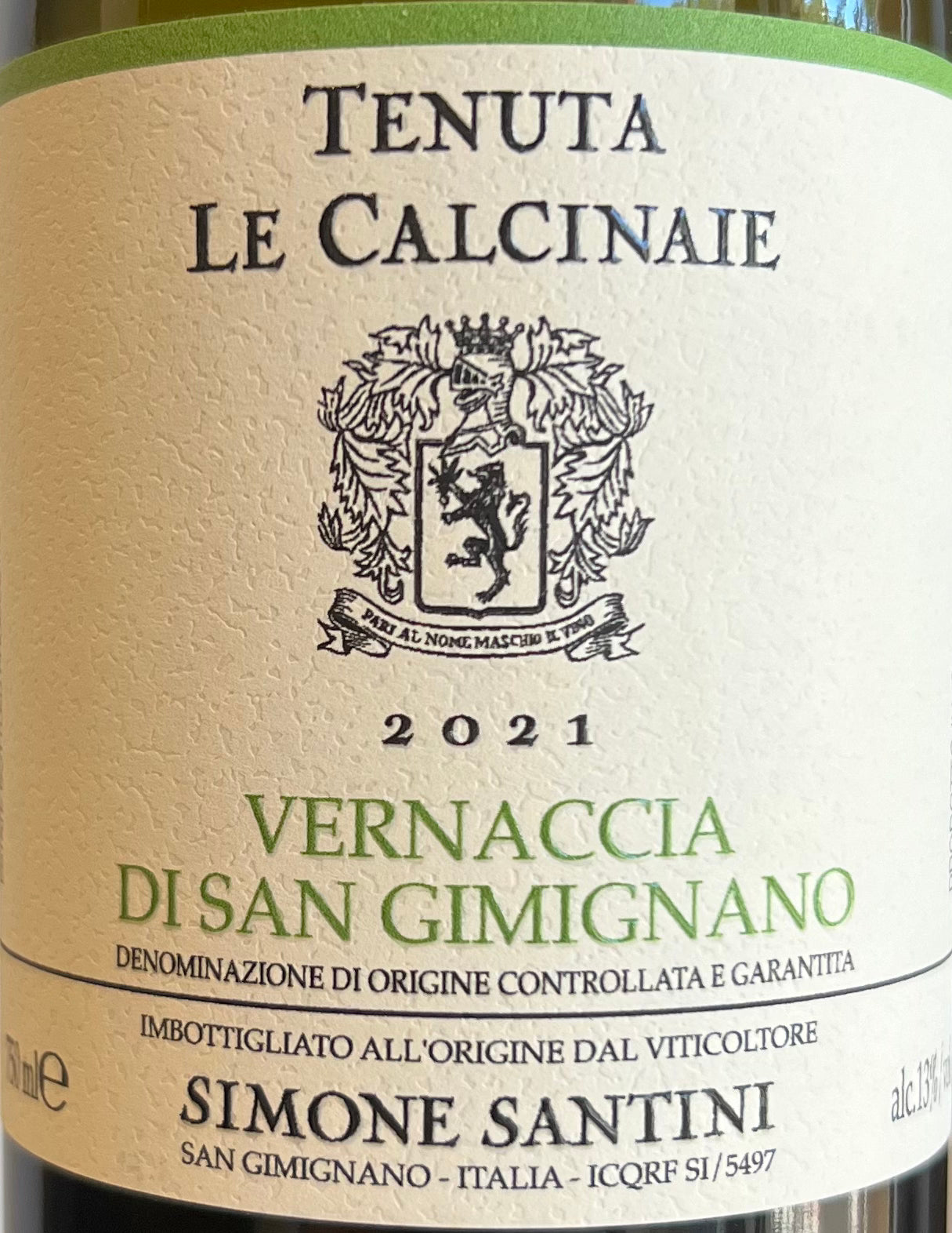 Tenuta Le Calcinaie - Vernaccia di San Gimignano