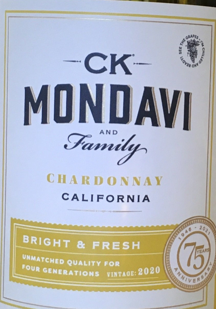 CK Mondavi - Chardonnay 1.5L