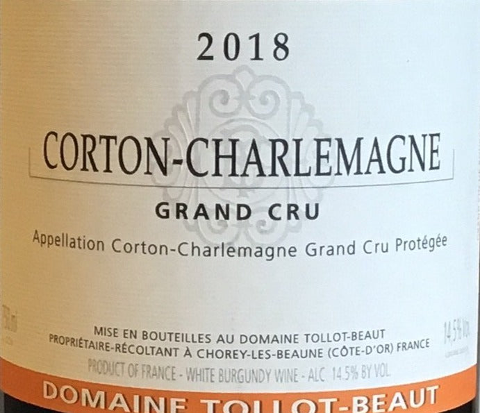 Tollot Beaut - Corton Charlemagne - 2018
