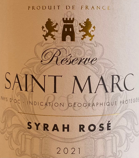 Saint Marc 'Reserve' - Syrah Rose