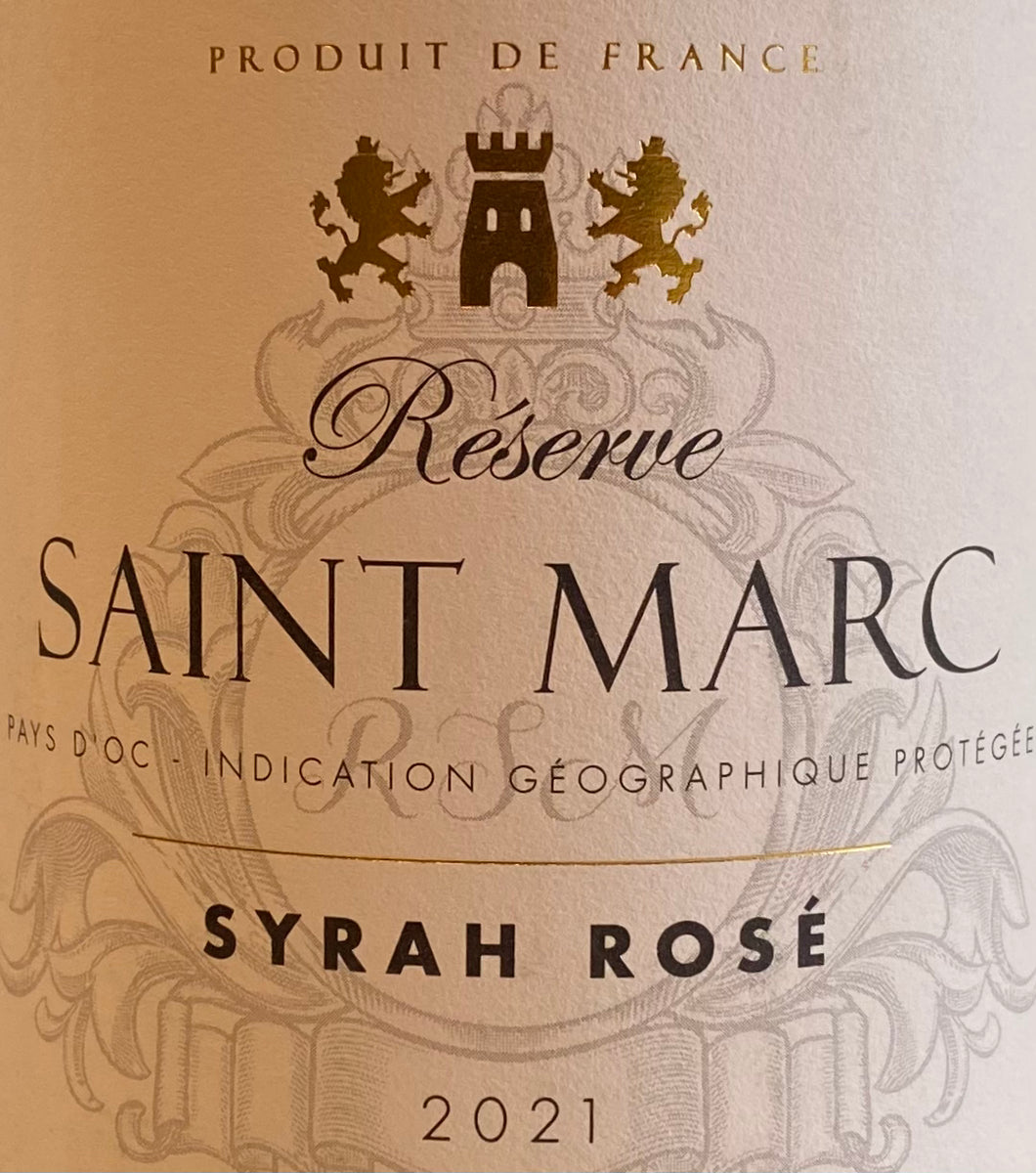 Saint Marc 'Reserve' - Syrah Rose