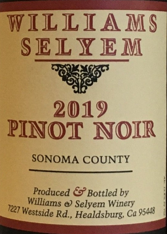 Williams Selyem - Sonoma County - Pinot Noir