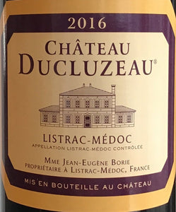 Chateau Ducluzeau - Listrac-Medoc 2016 - 1.5L
