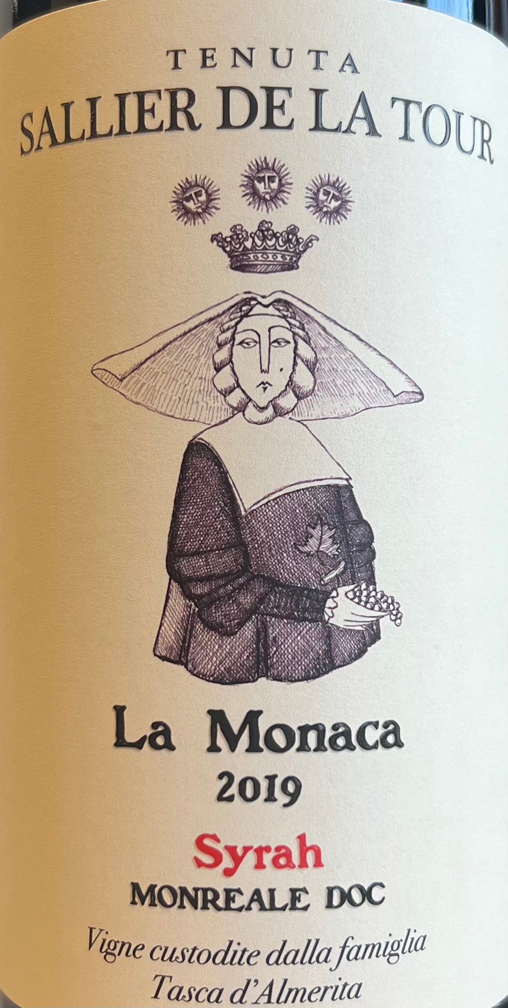 Tenuta Sallier de la Tour 'La Monaca' - Syrah