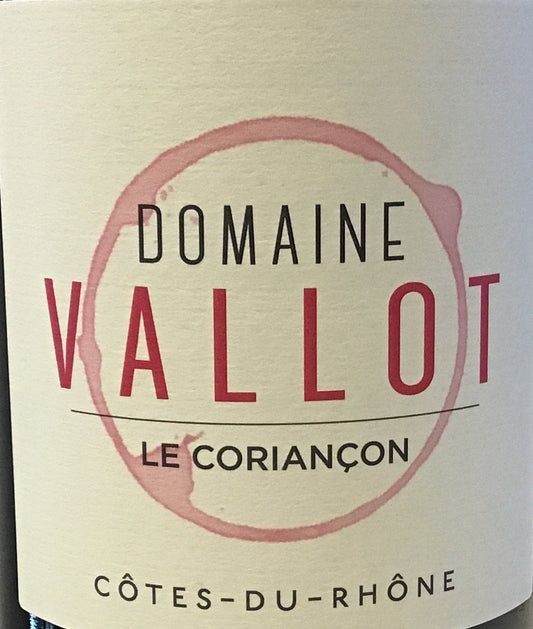 Domaine Vallot 'Le Coriancon' - Cotes du Rhone red