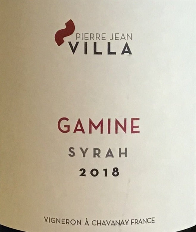 Pierre Jean Villa 'Gamine' - Syrah