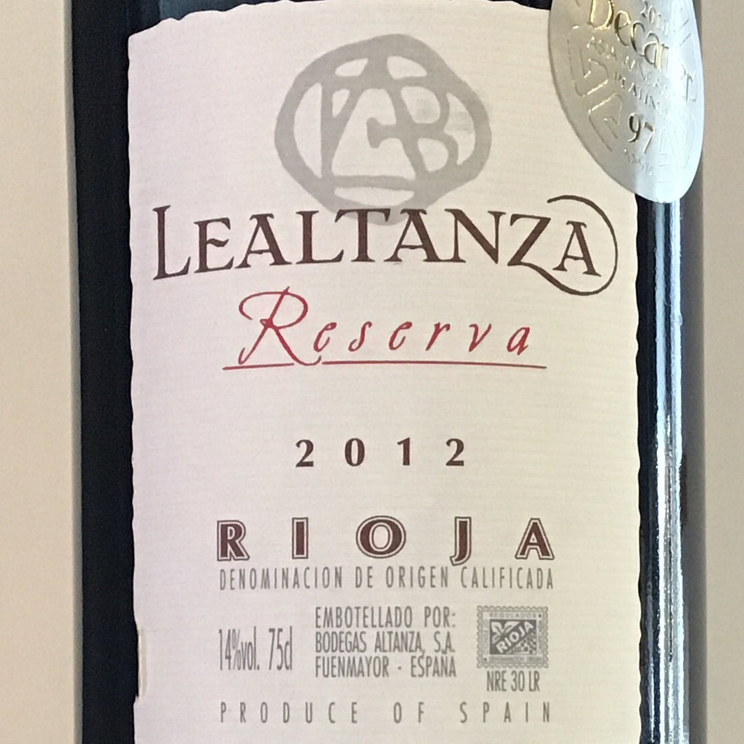 Bodegas Altanza 'LeAltanza' - Reserva - Rioja